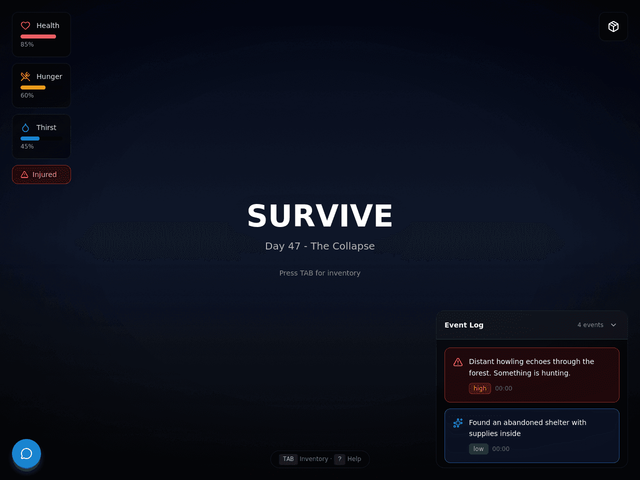 Survival Interface Studio