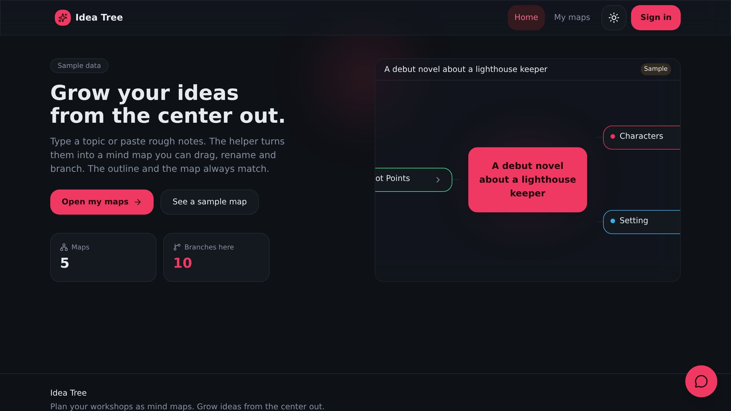 Mind Map Generator preview