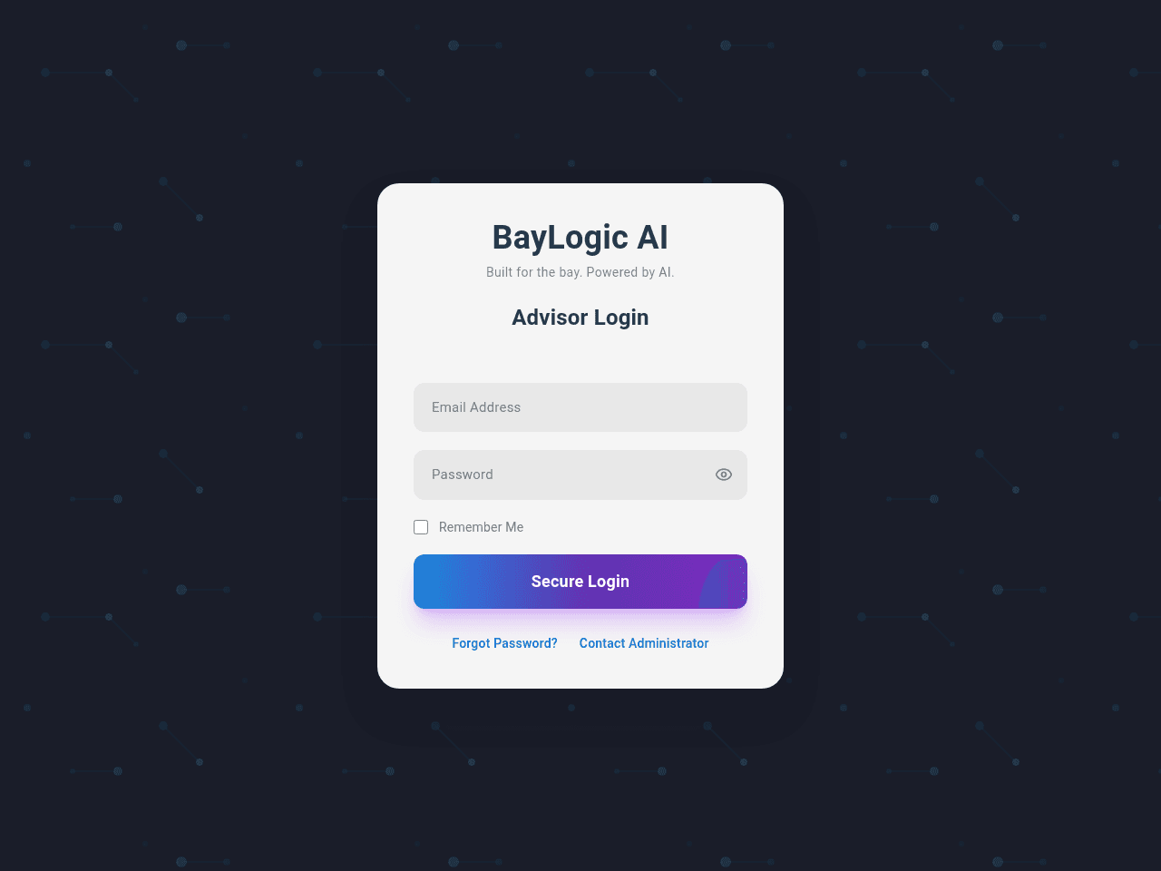 BayLogic Advisor Dashboard