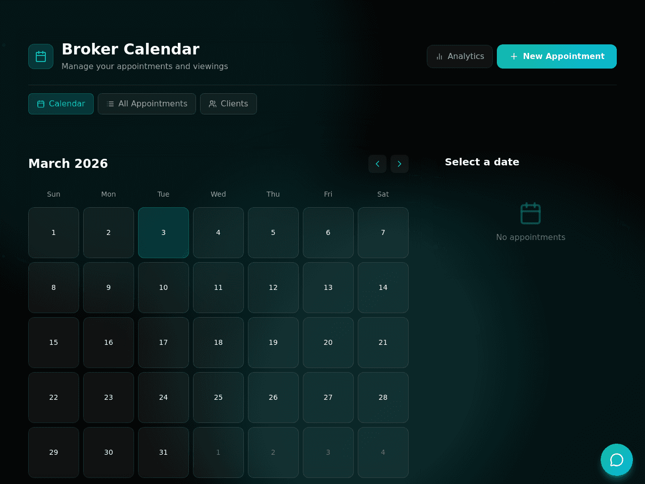 Broker Calendar