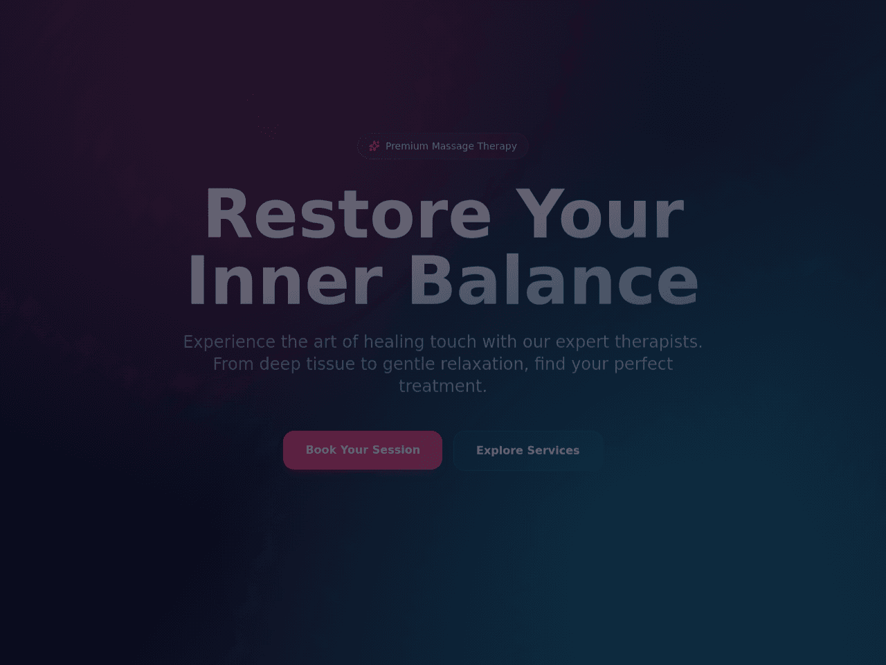 Massage Session Planner