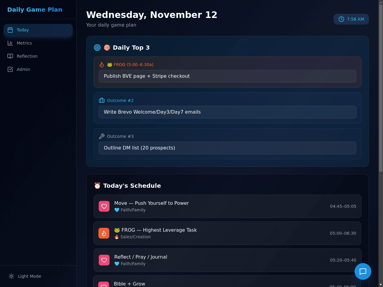 Daily Planner Pro