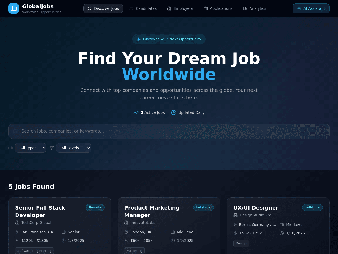 Global Job Portal