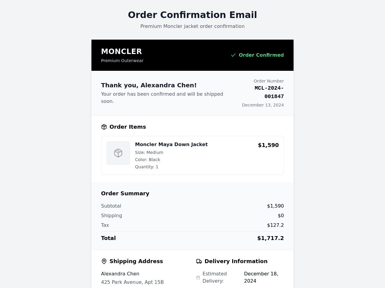 Order Confirm