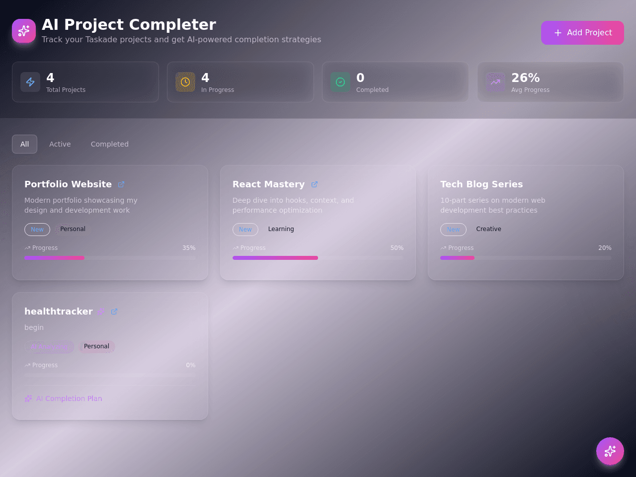 Project Finisher AI