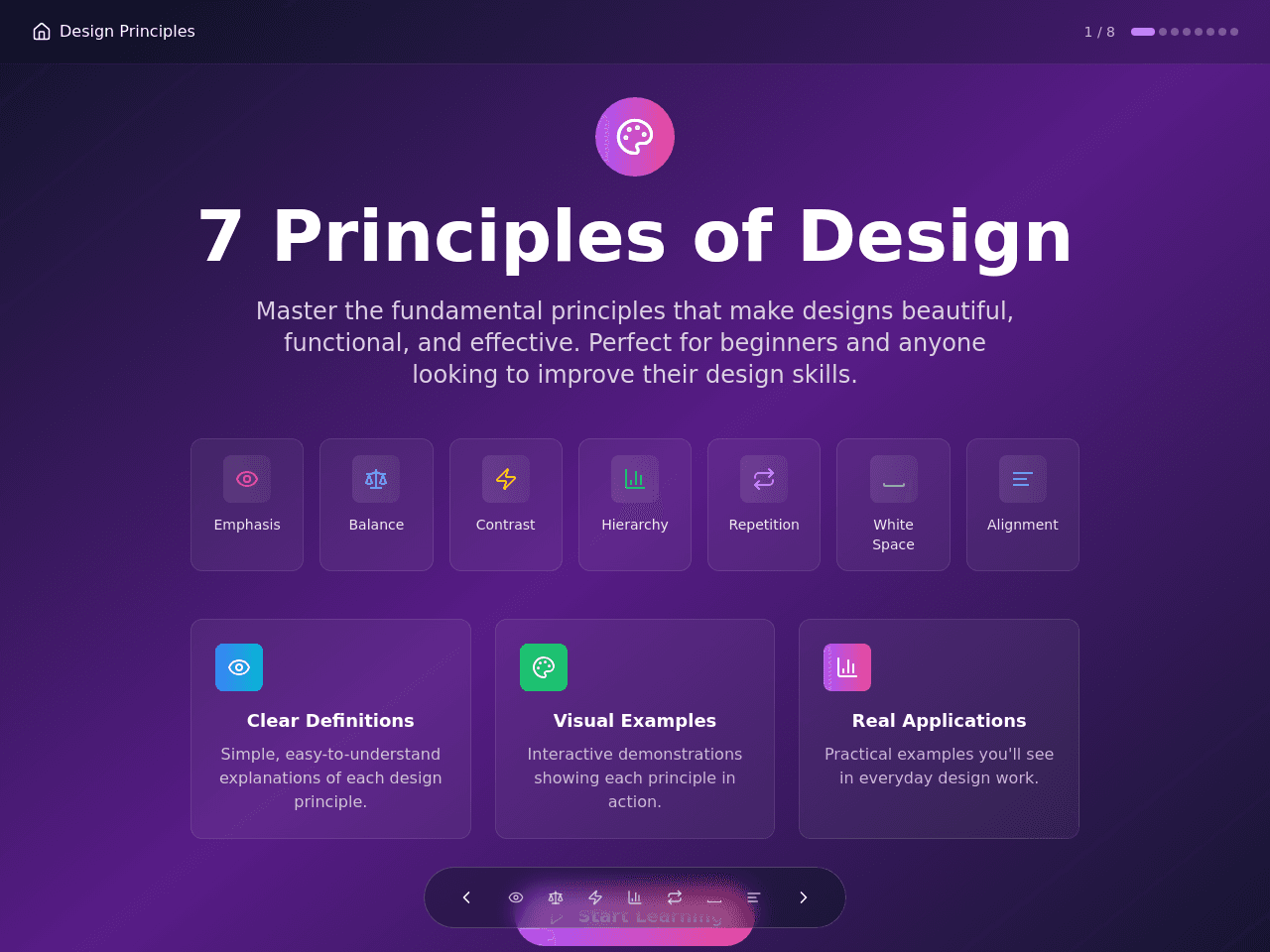 Design Principles Showcase