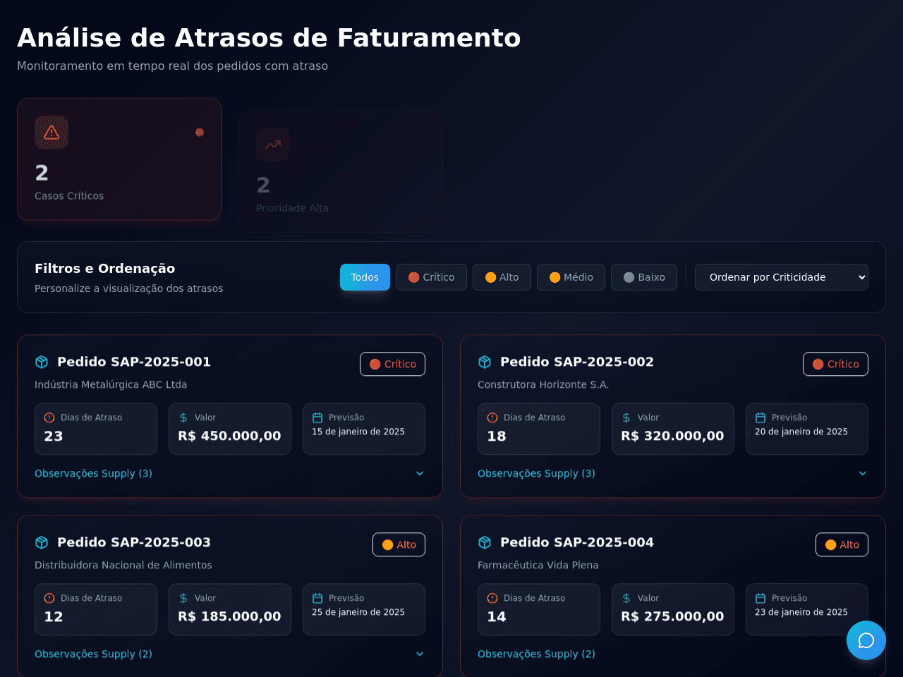 Billing Insight Dashboard