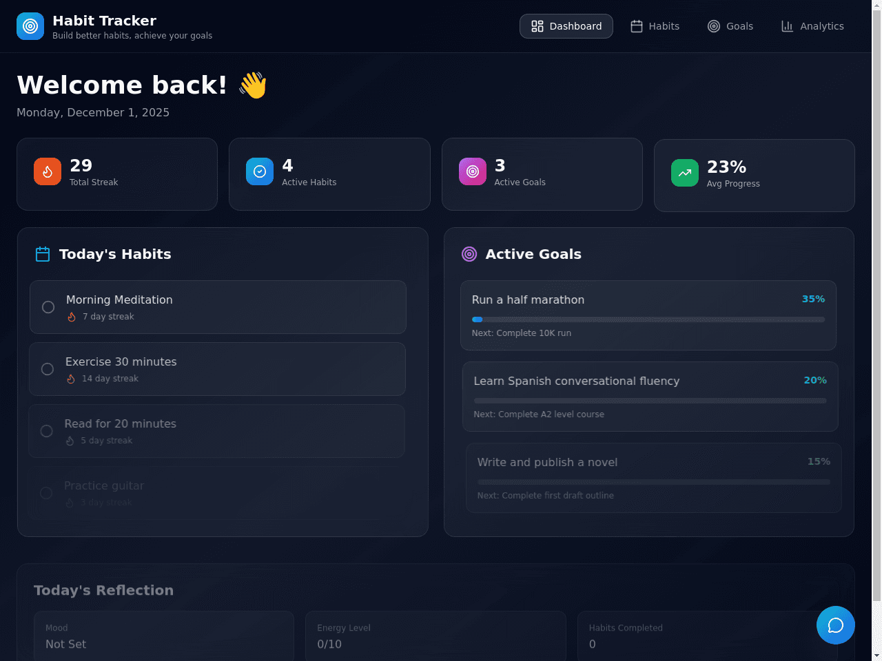Goal Progress Tracker
