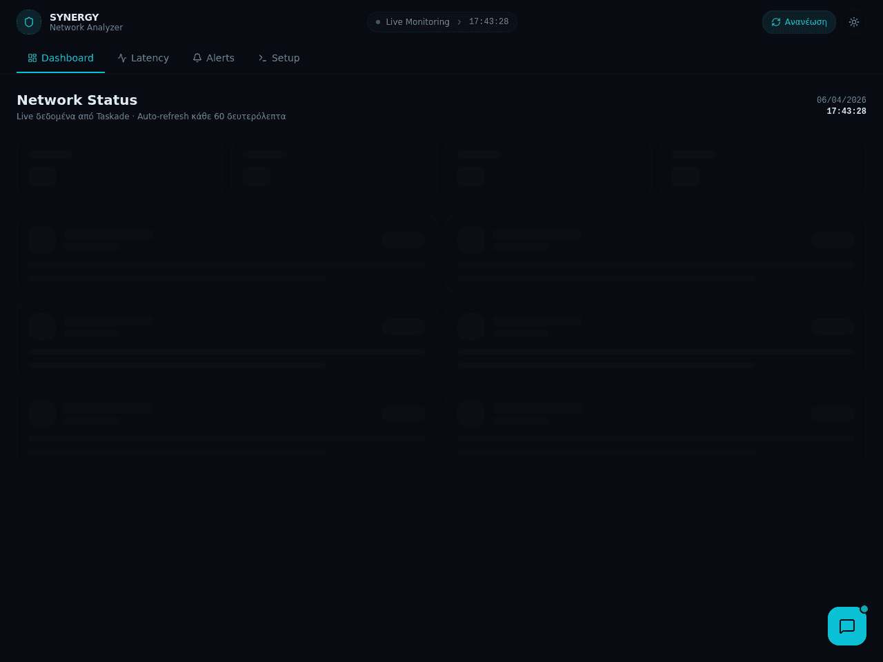Synergy Network Dashboard