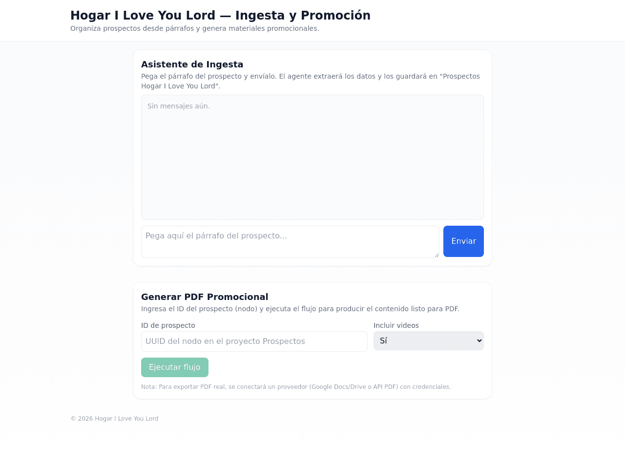 Prospect Flow Manager