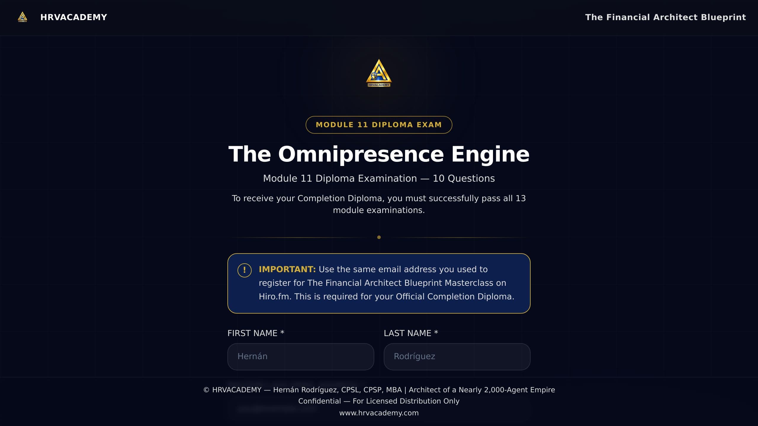 Module 11: The Omnipresence Engine
