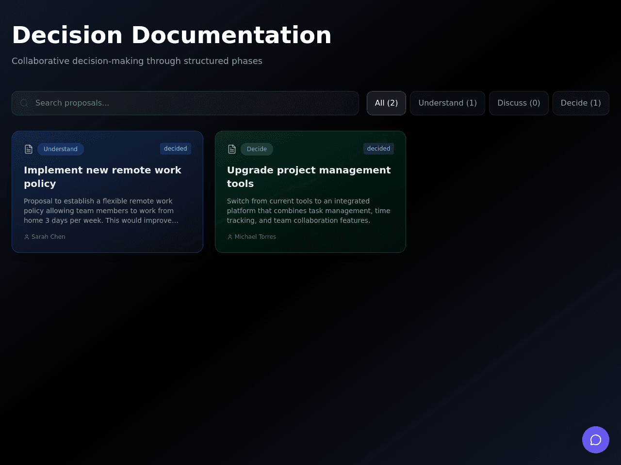 Decision Flow Portal