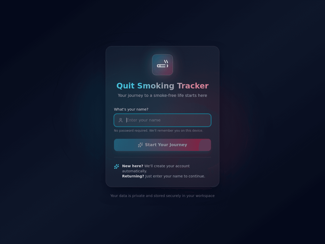 Quit Track Dashboard
