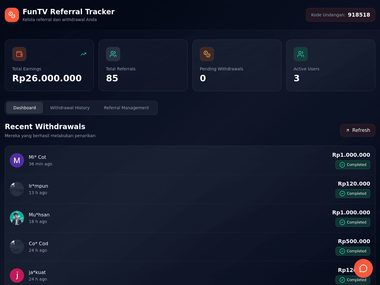 Link Sync Dashboard