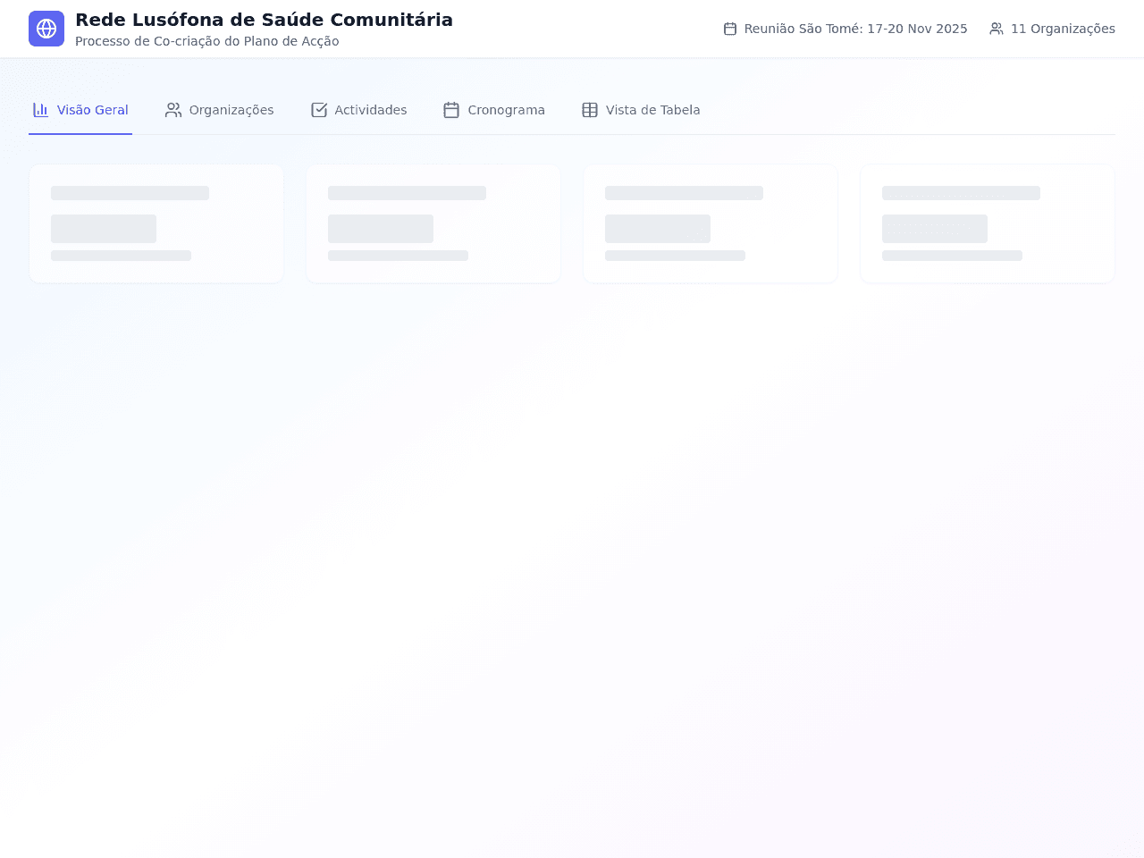 Lusophone Health Planner