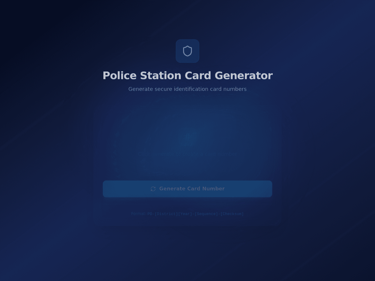 Station Card Desk