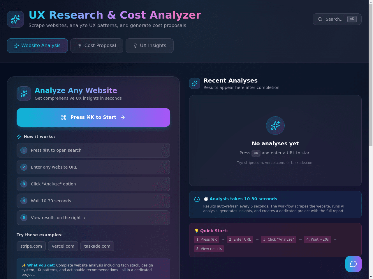 Site Insight Dashboard