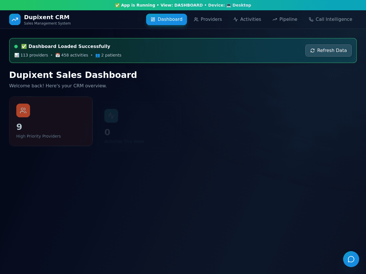 Sales Sync Dashboard