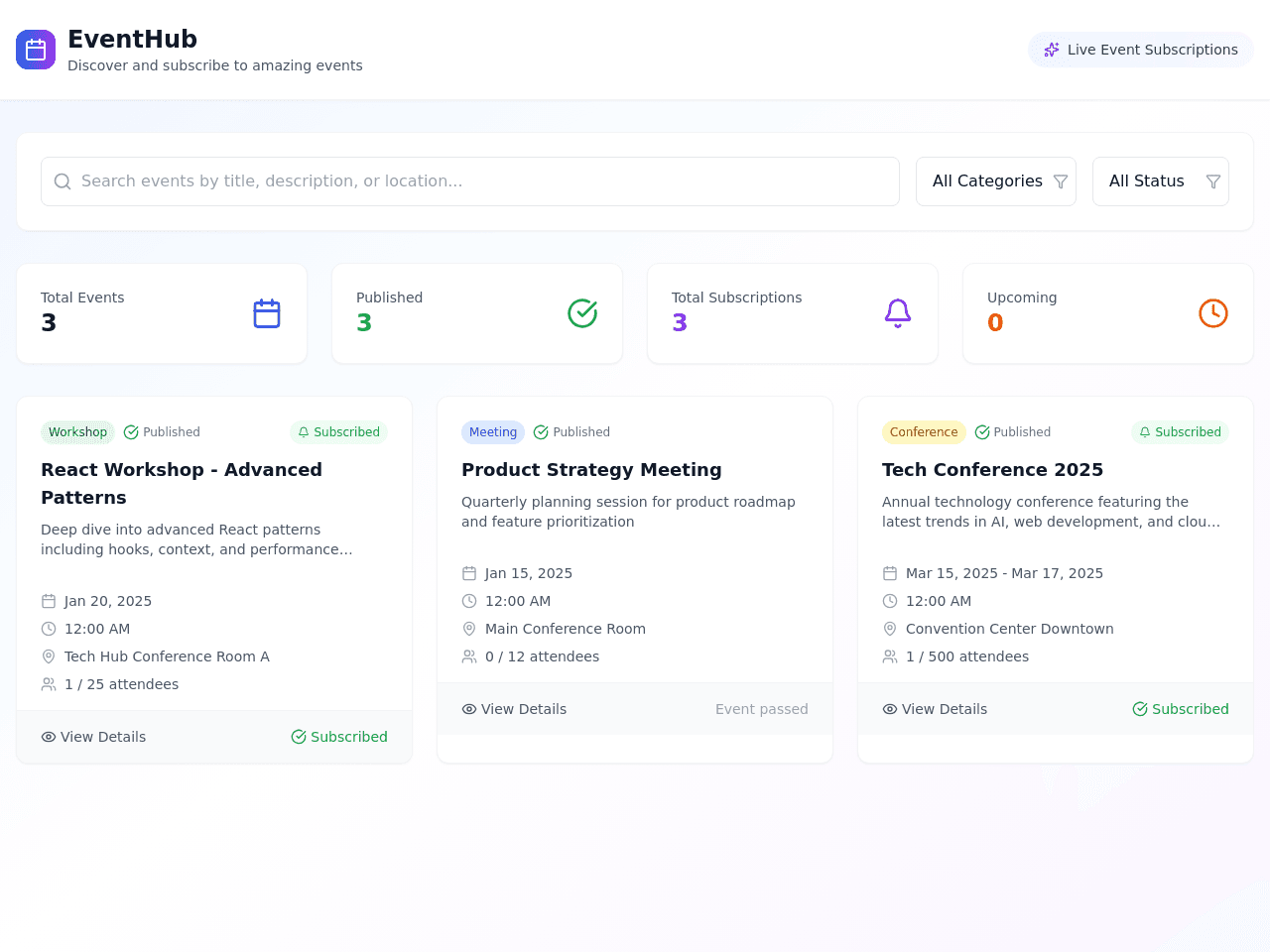 Event Sync Planner
