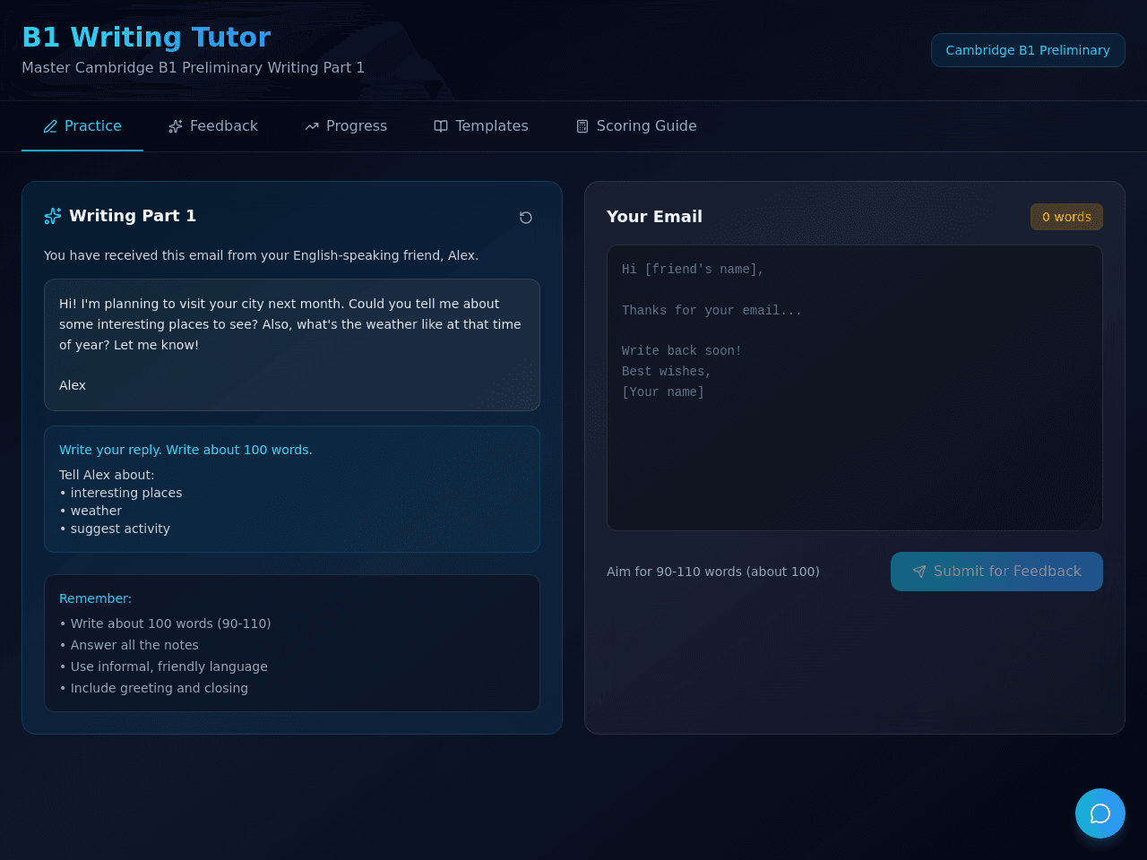 Writing Tutor Studio