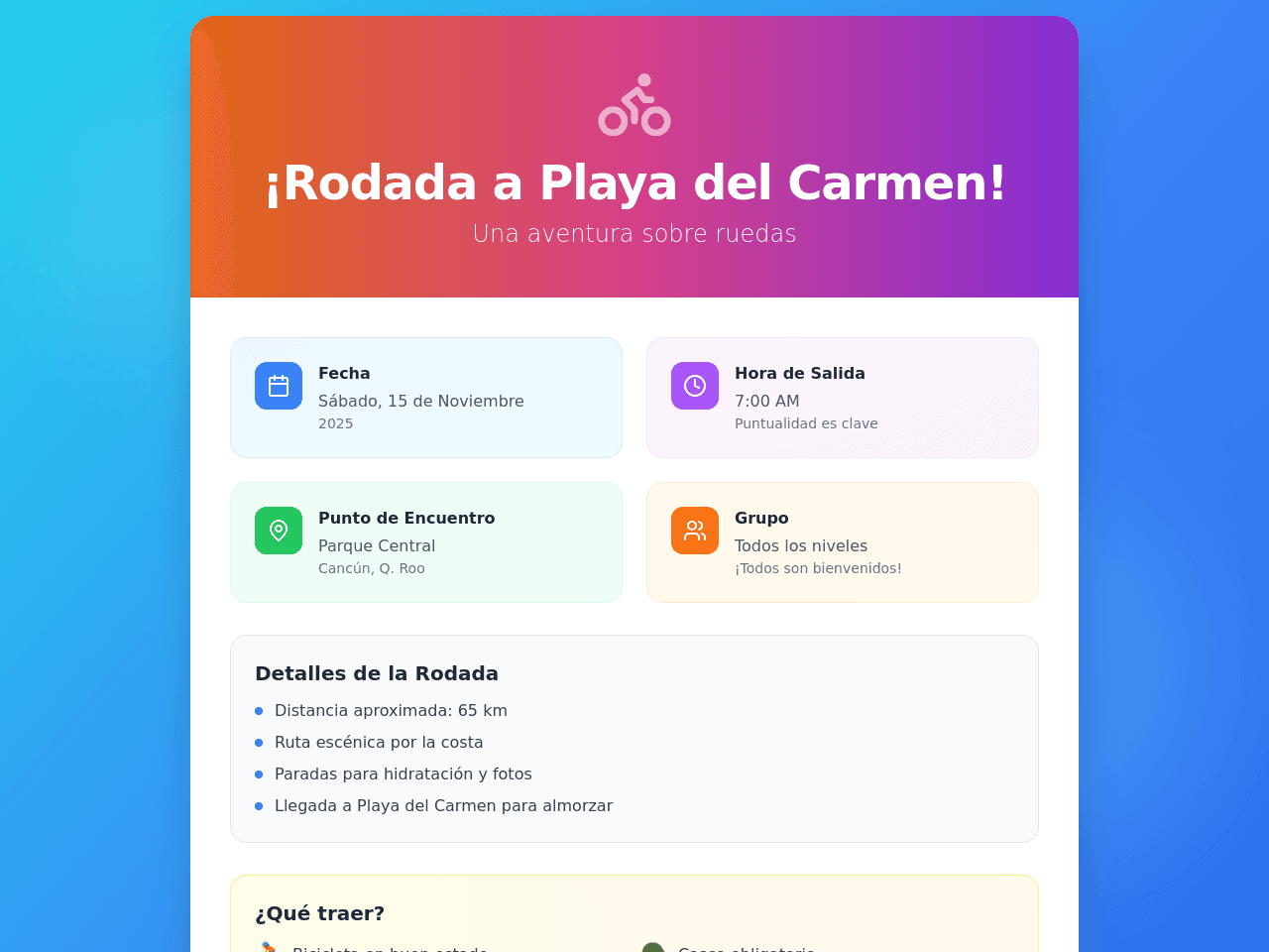 Ride Invite Studio