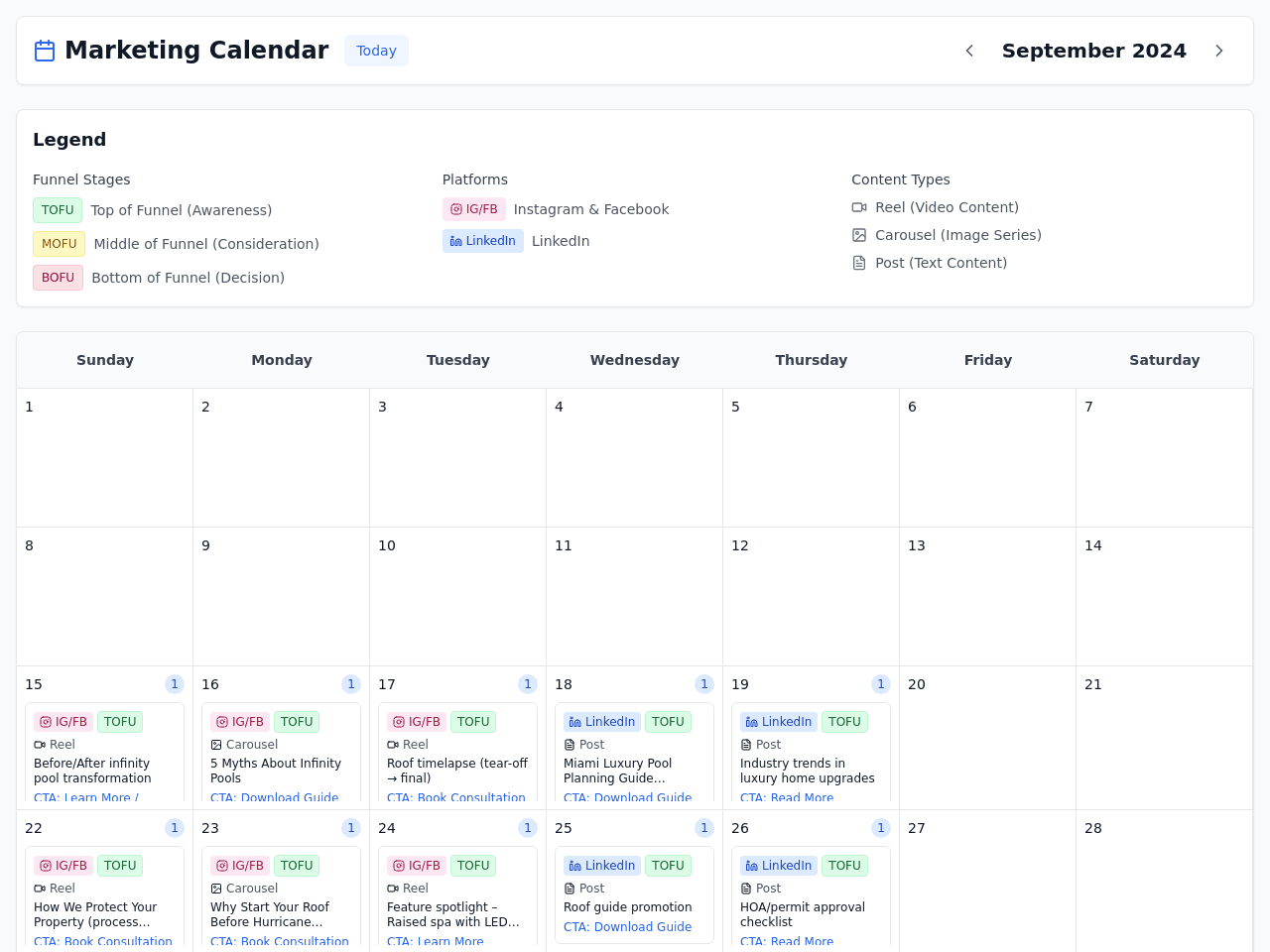 Calendar View Sync