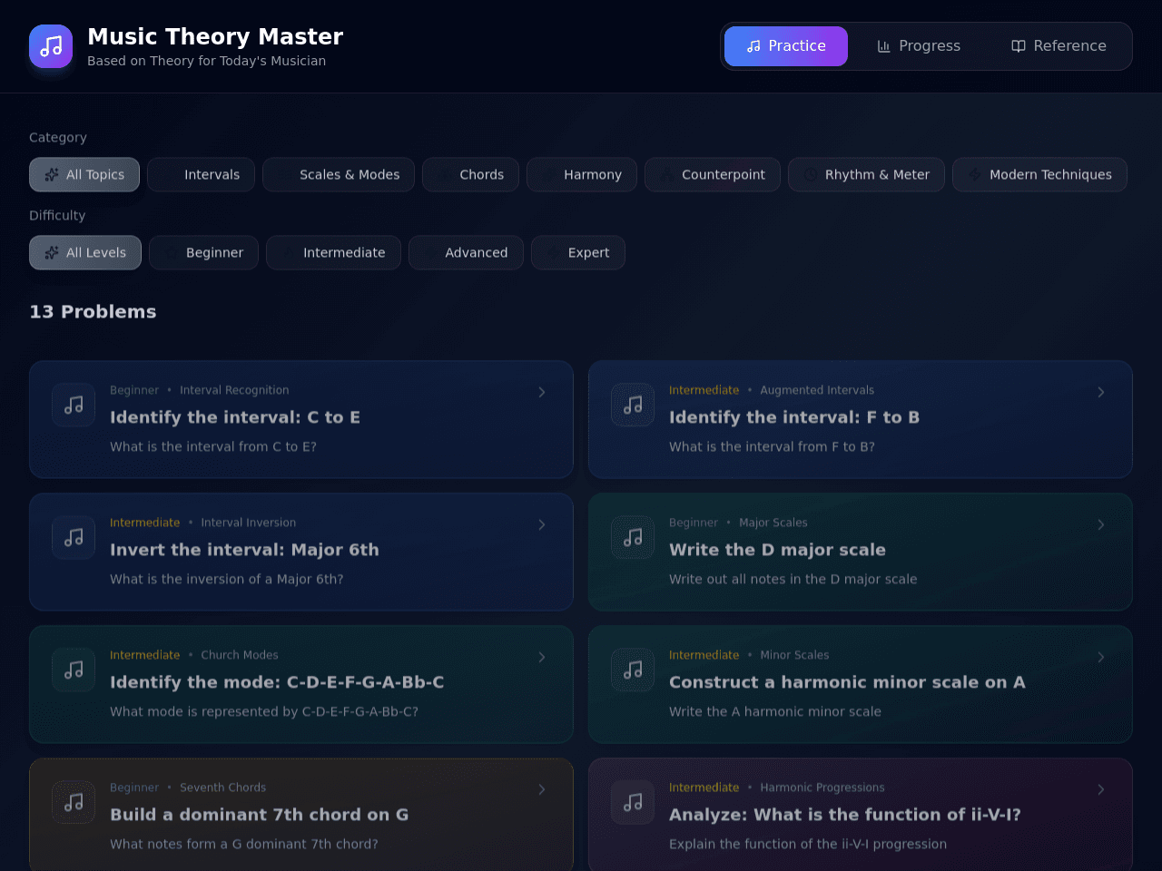 Harmony Solver