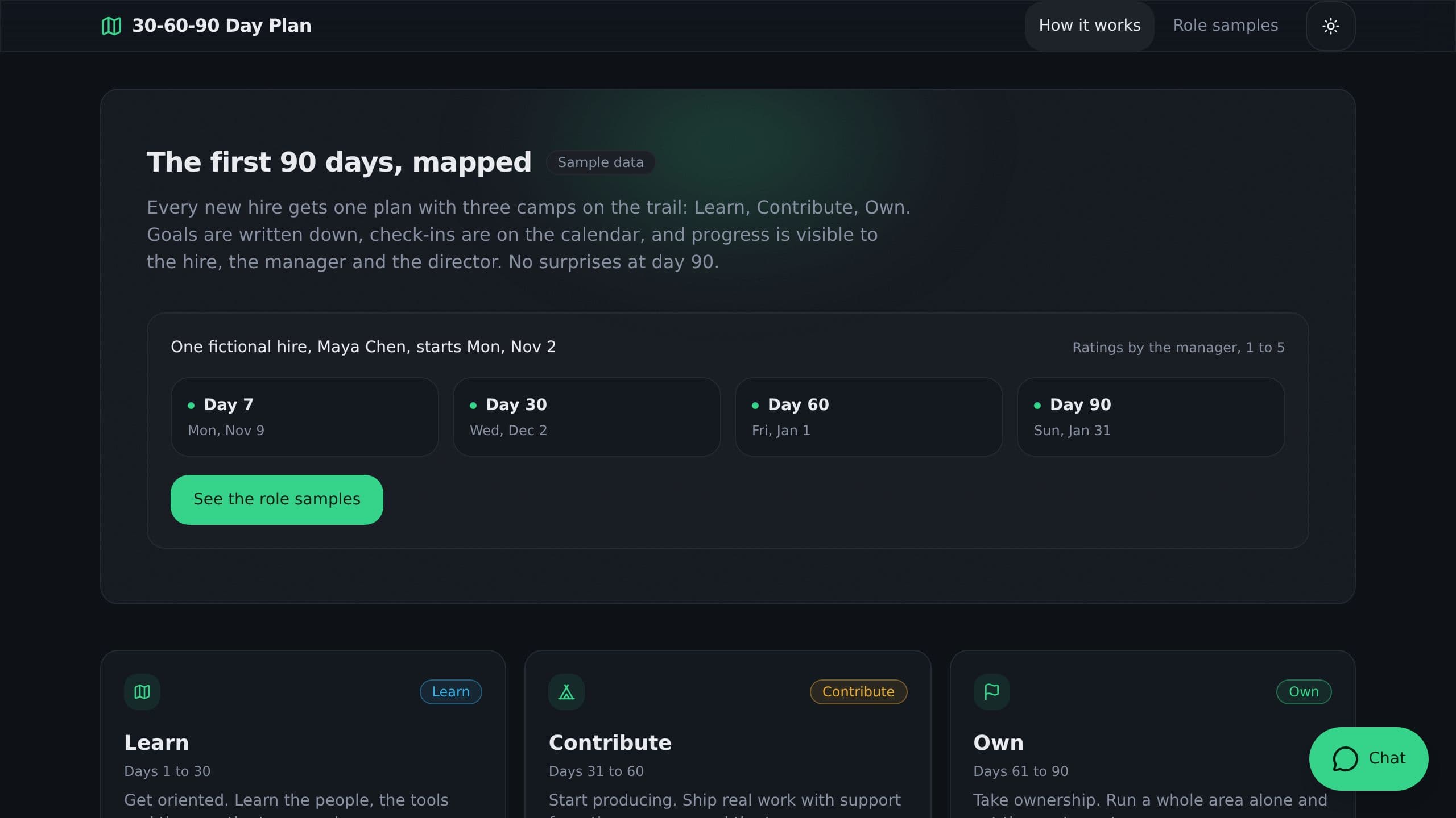 90 Day Plan preview