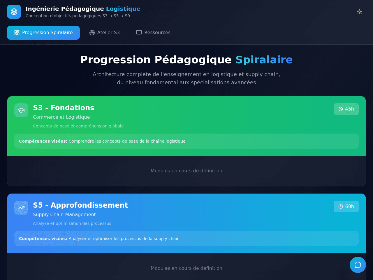 Logistics Learning Portal