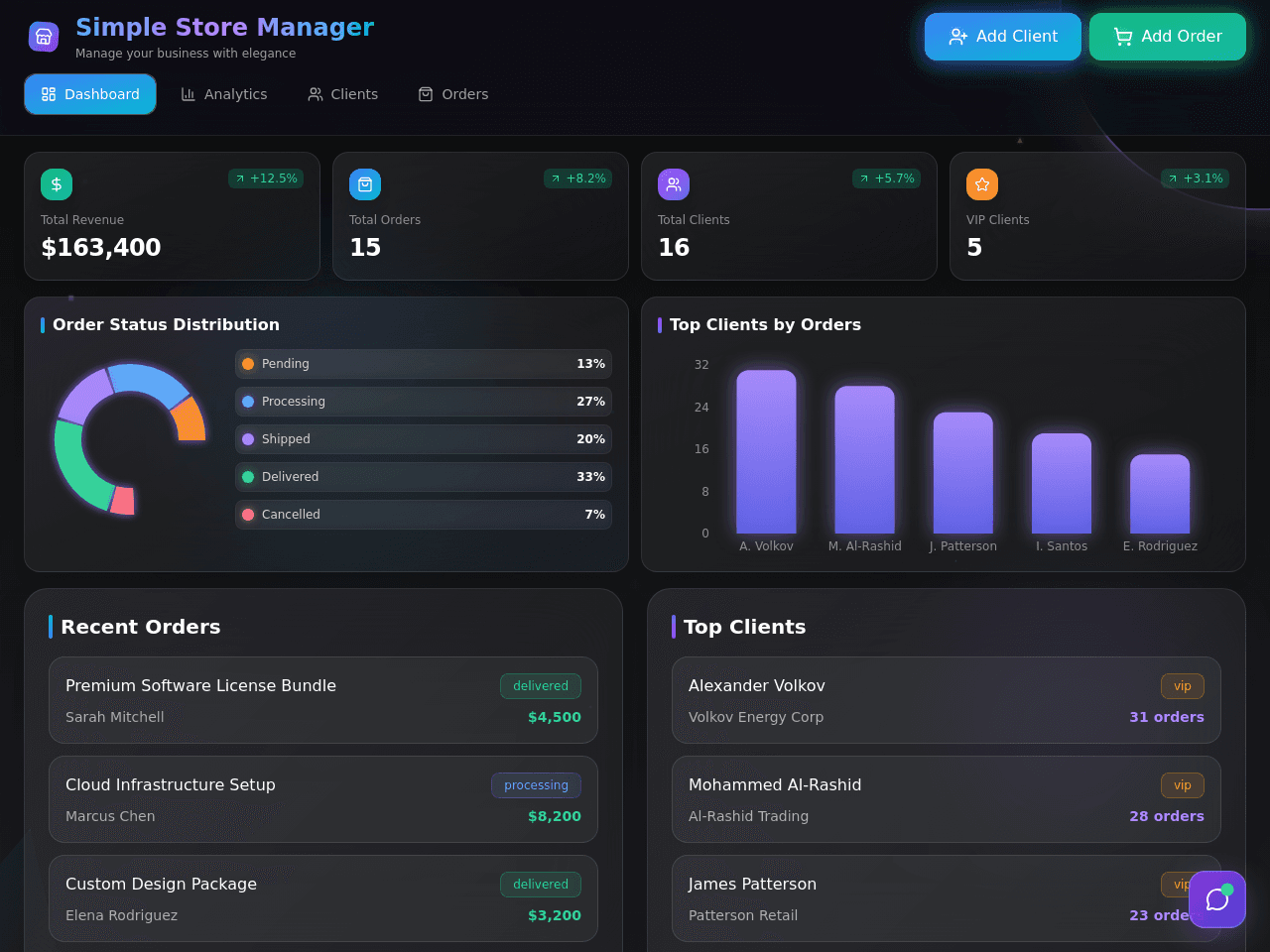Simple Store Manager