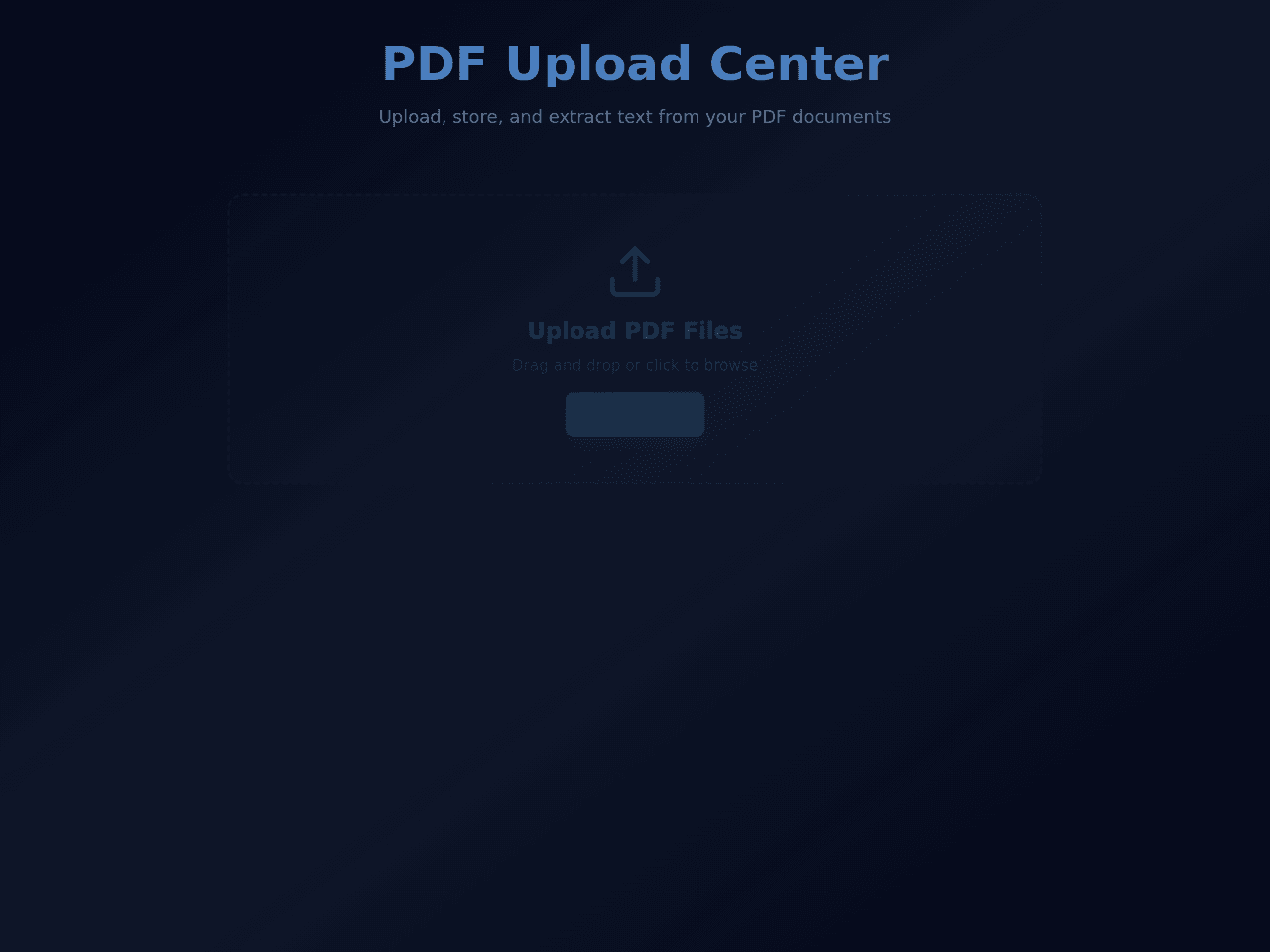 PDF Upload Portal