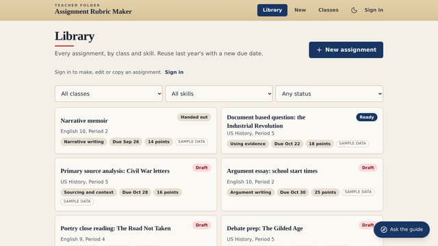 Seating Chart Maker - Download Education App by @taskade | Taskade AI