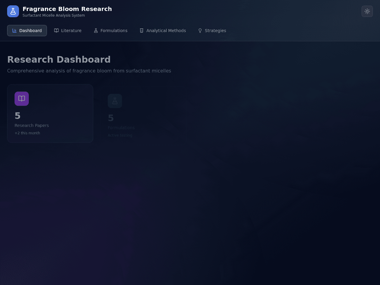 Fragrance Insight Dashboard