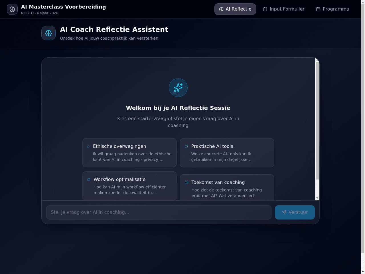 Masterclass NOBCO AI