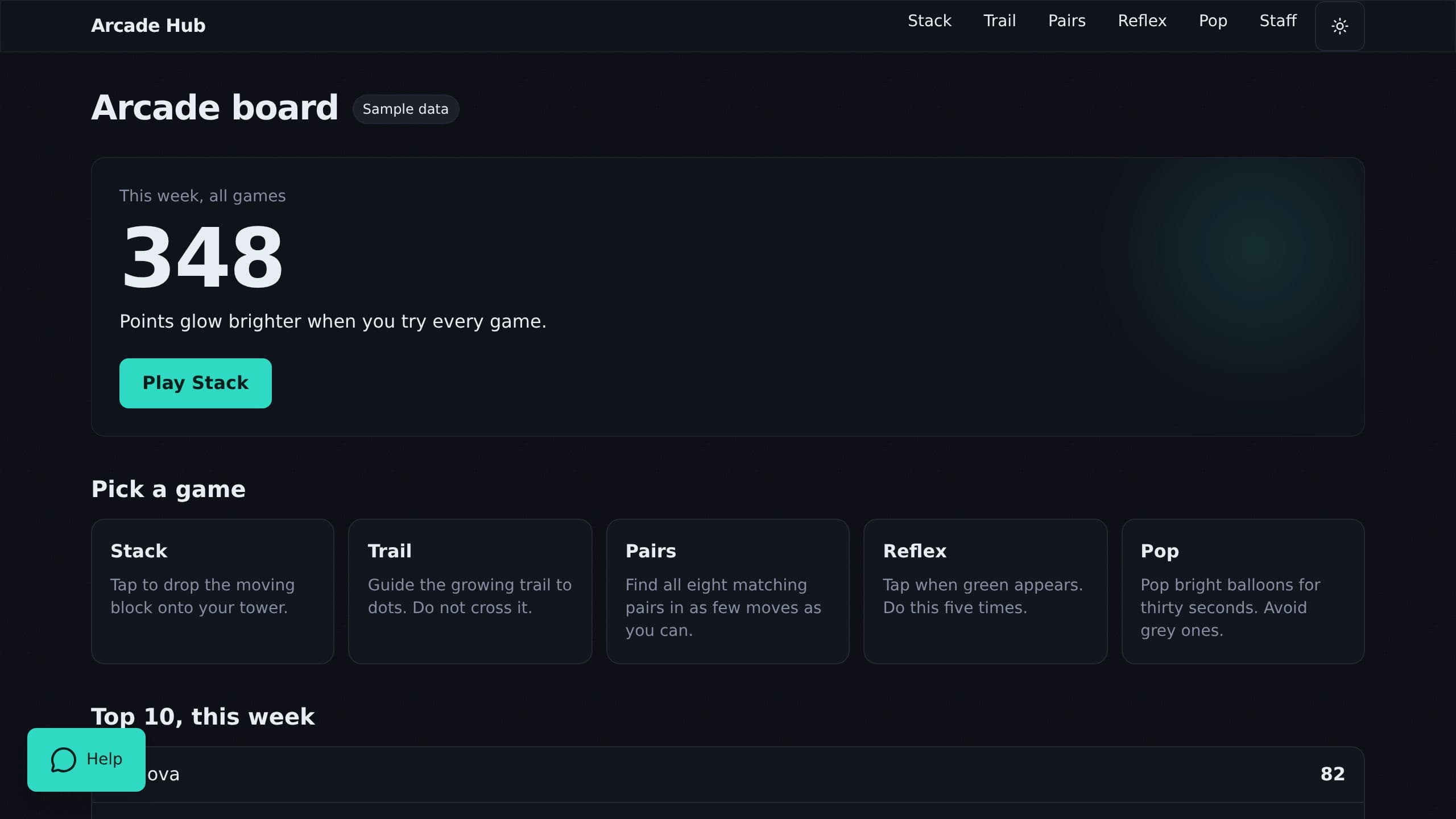 Arcade Hub preview