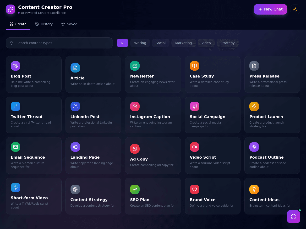 Content Agent Chatbot