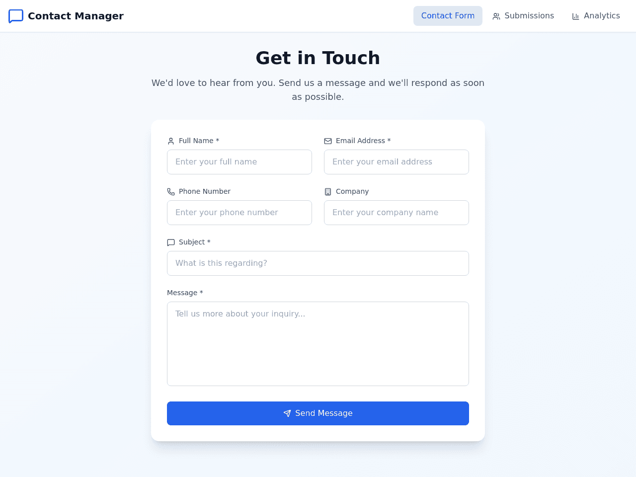 Contact Project