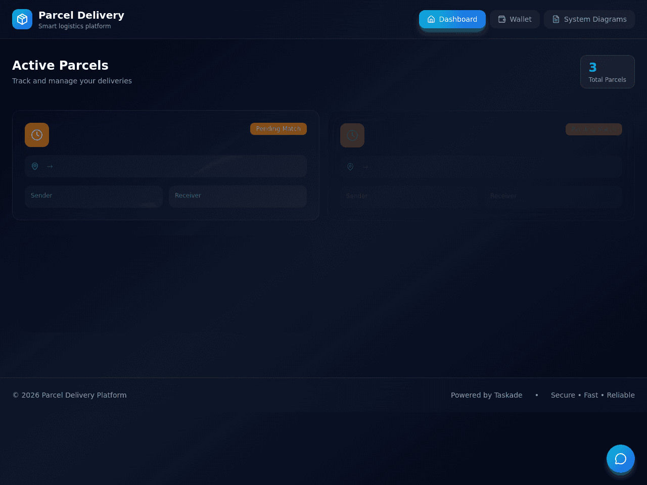 Parcel Flow Dashboard