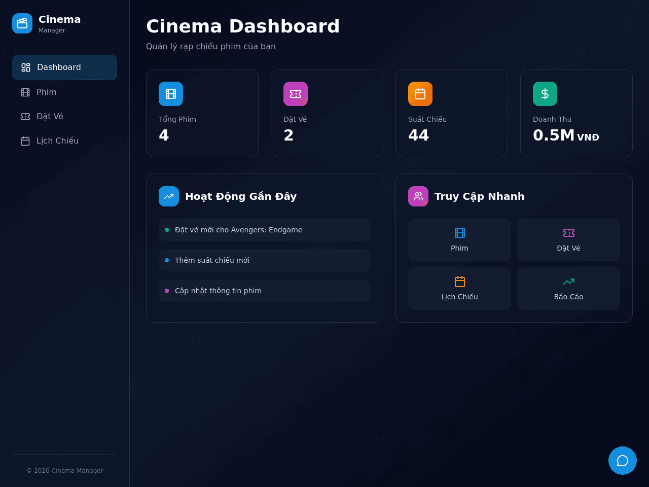 Cinema Ticket Manager