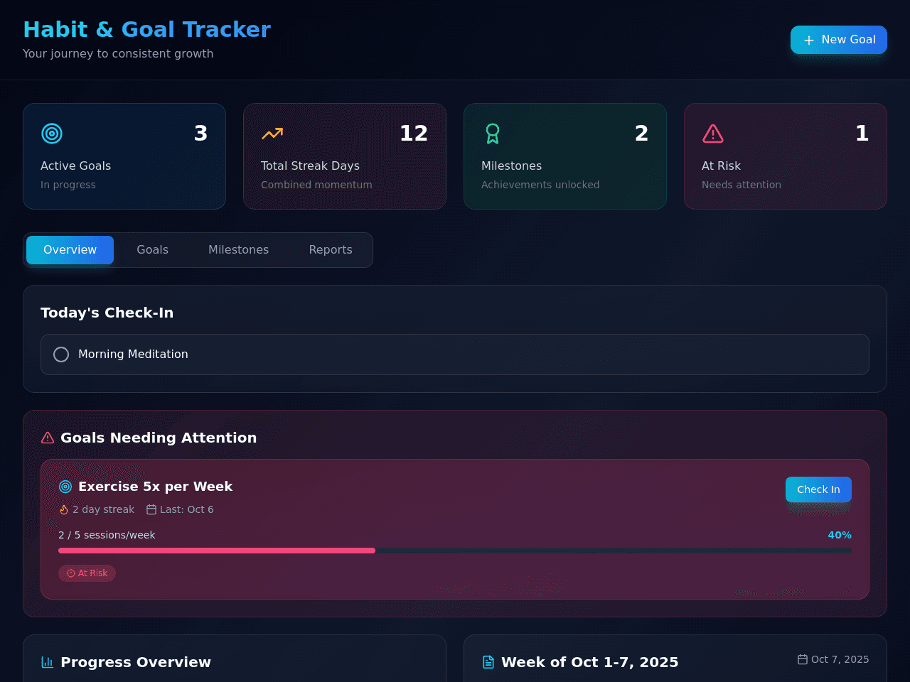 Progress Tracker Studio