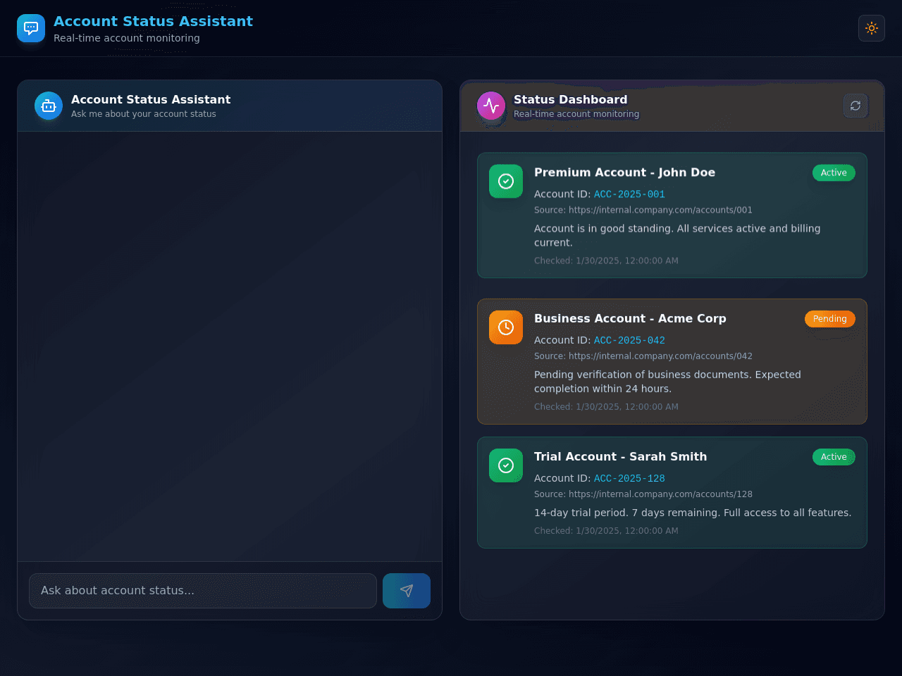Account Status Bot