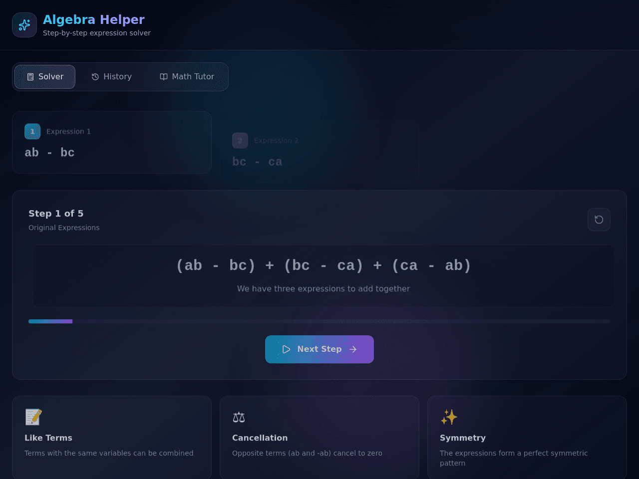 Expression Solver Studio