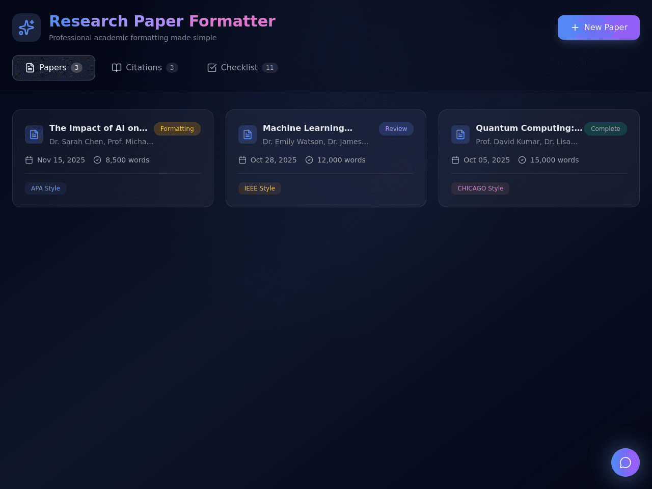 Research Paper Studio