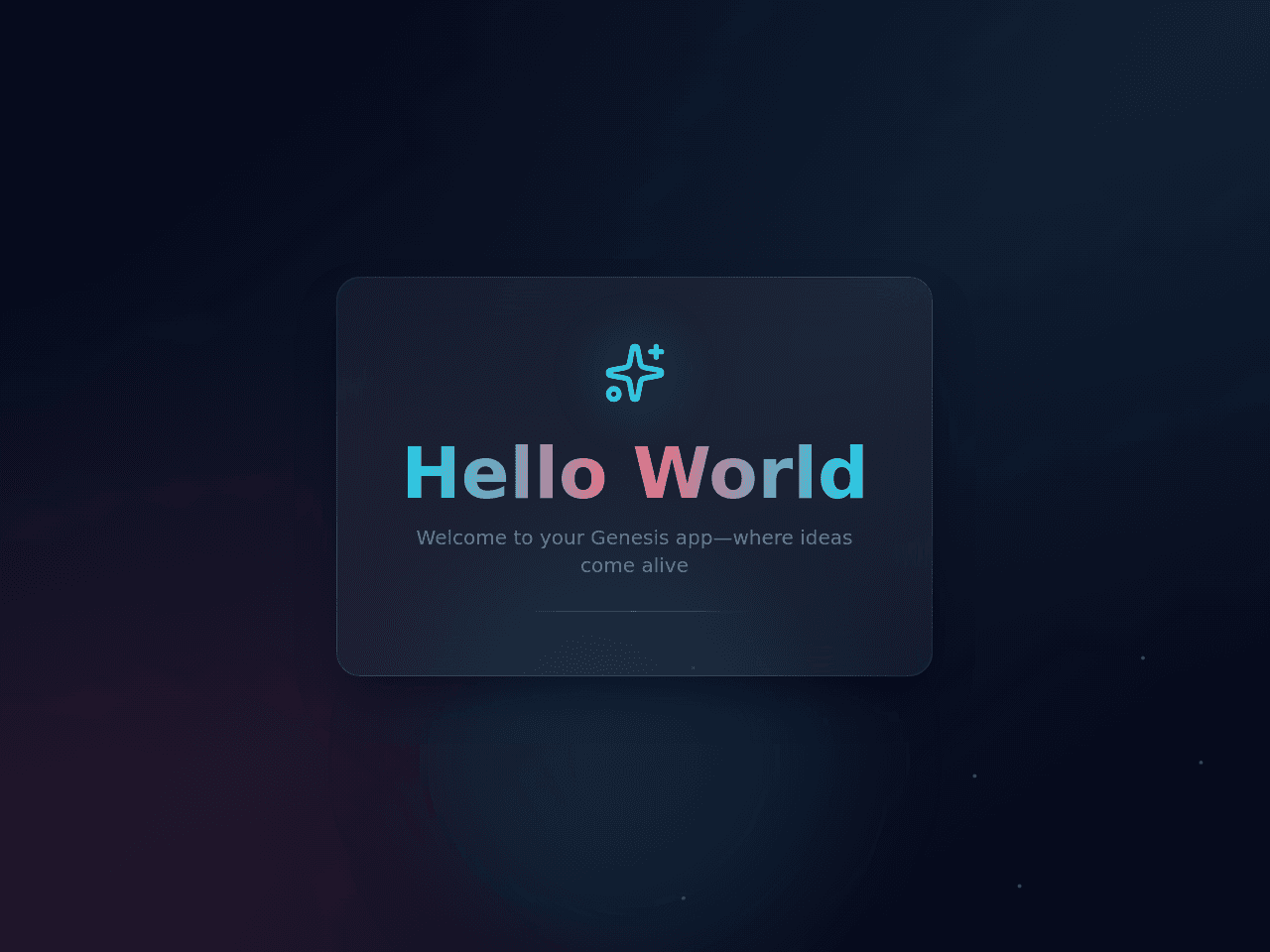 Hello World Studio