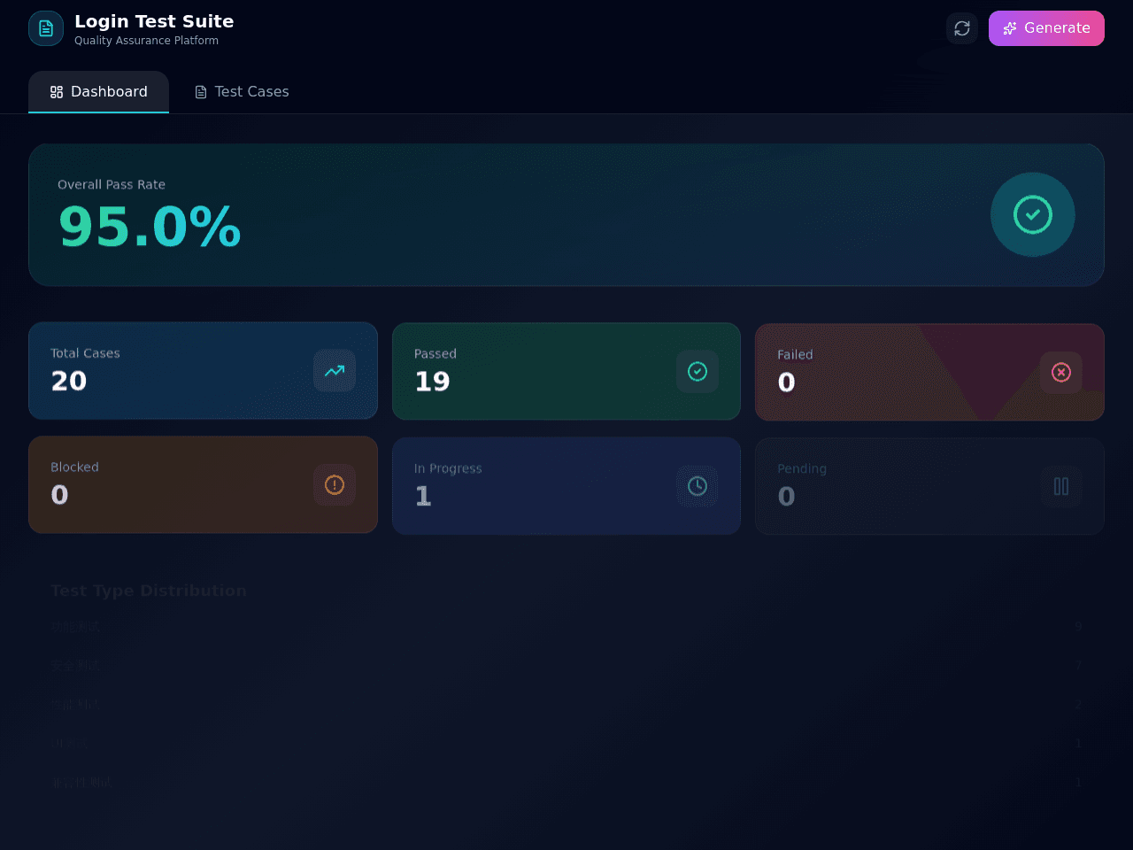 Login Test Studio