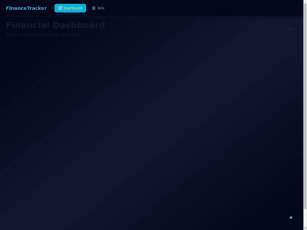 Finance Tracker Dashboard