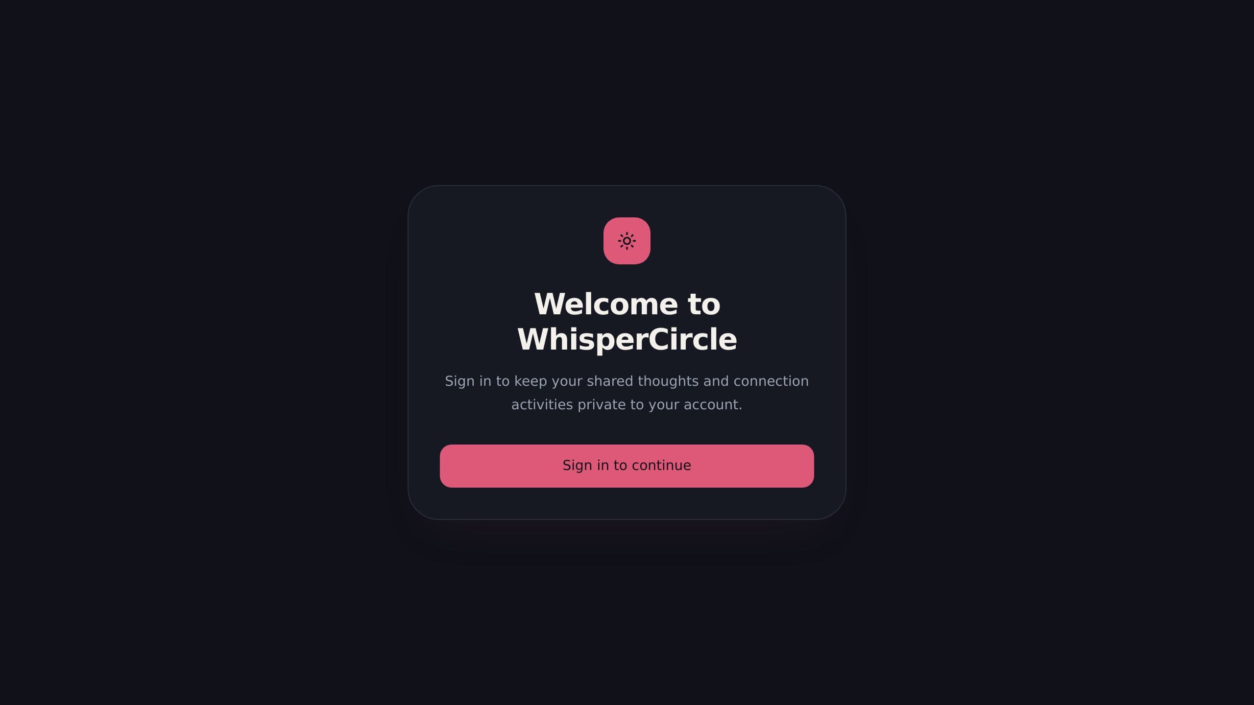 Anonymous Connect