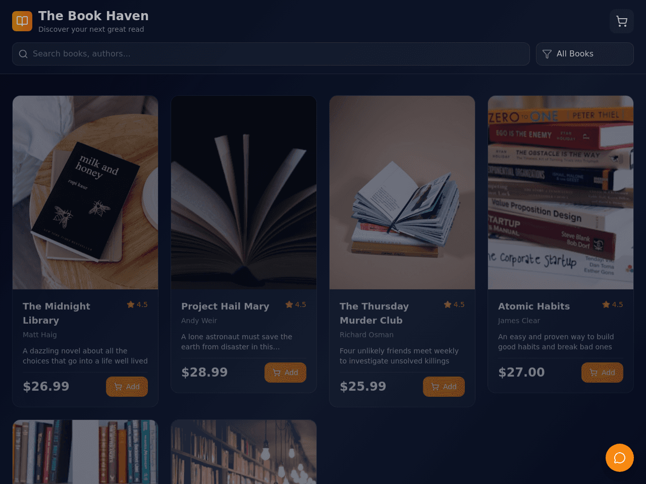 Bookstore Commerce Builder