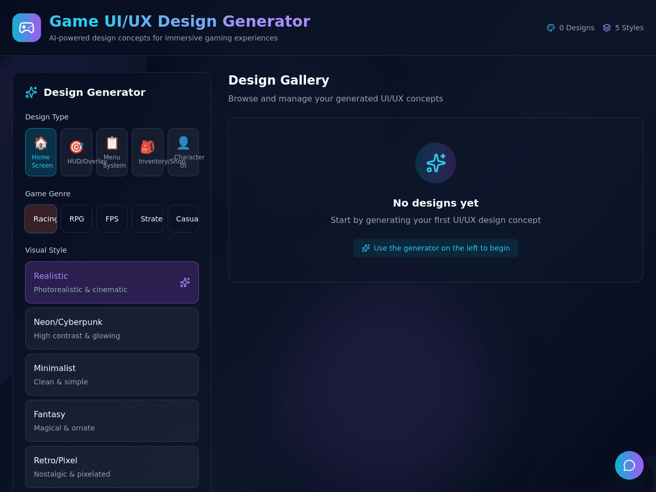 Game Design Portal