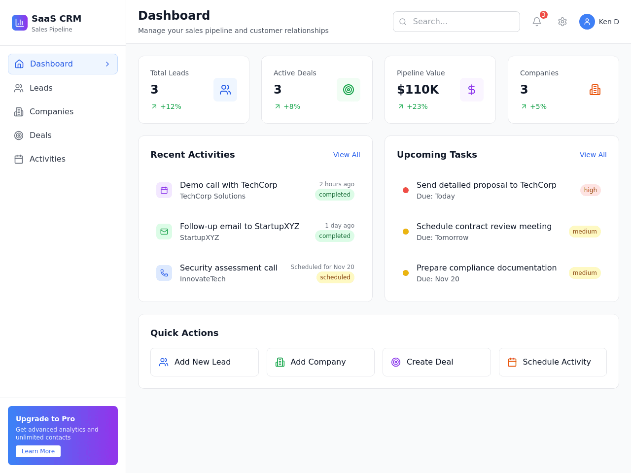 Sales CRM Builder